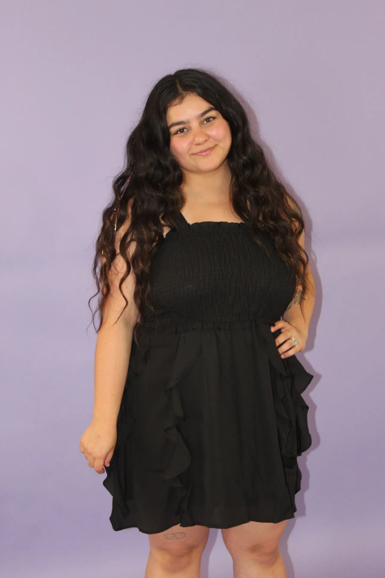 The Elizabeth Smocked Ruffle Skirt Dress