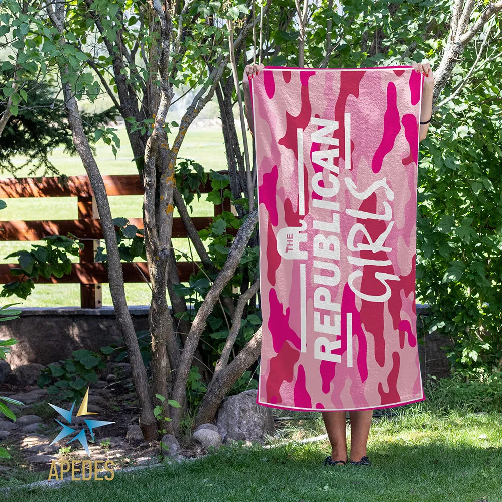 The Republican Girls USA Republican Party Beach & Bath Towel Rectangle 30″ × 60″