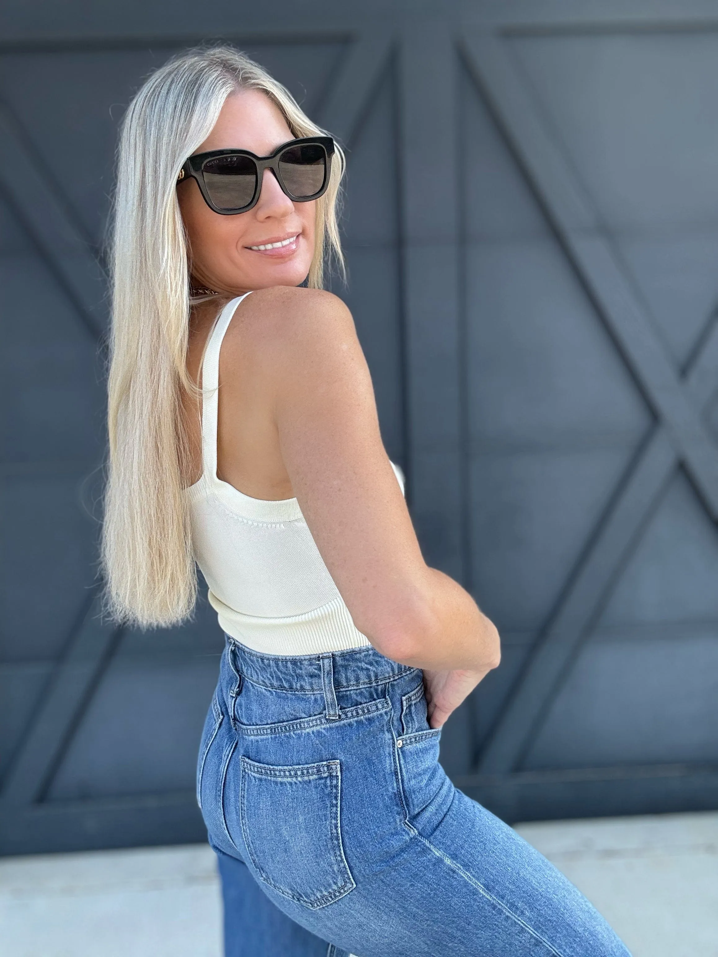 The Willa Top In Cream