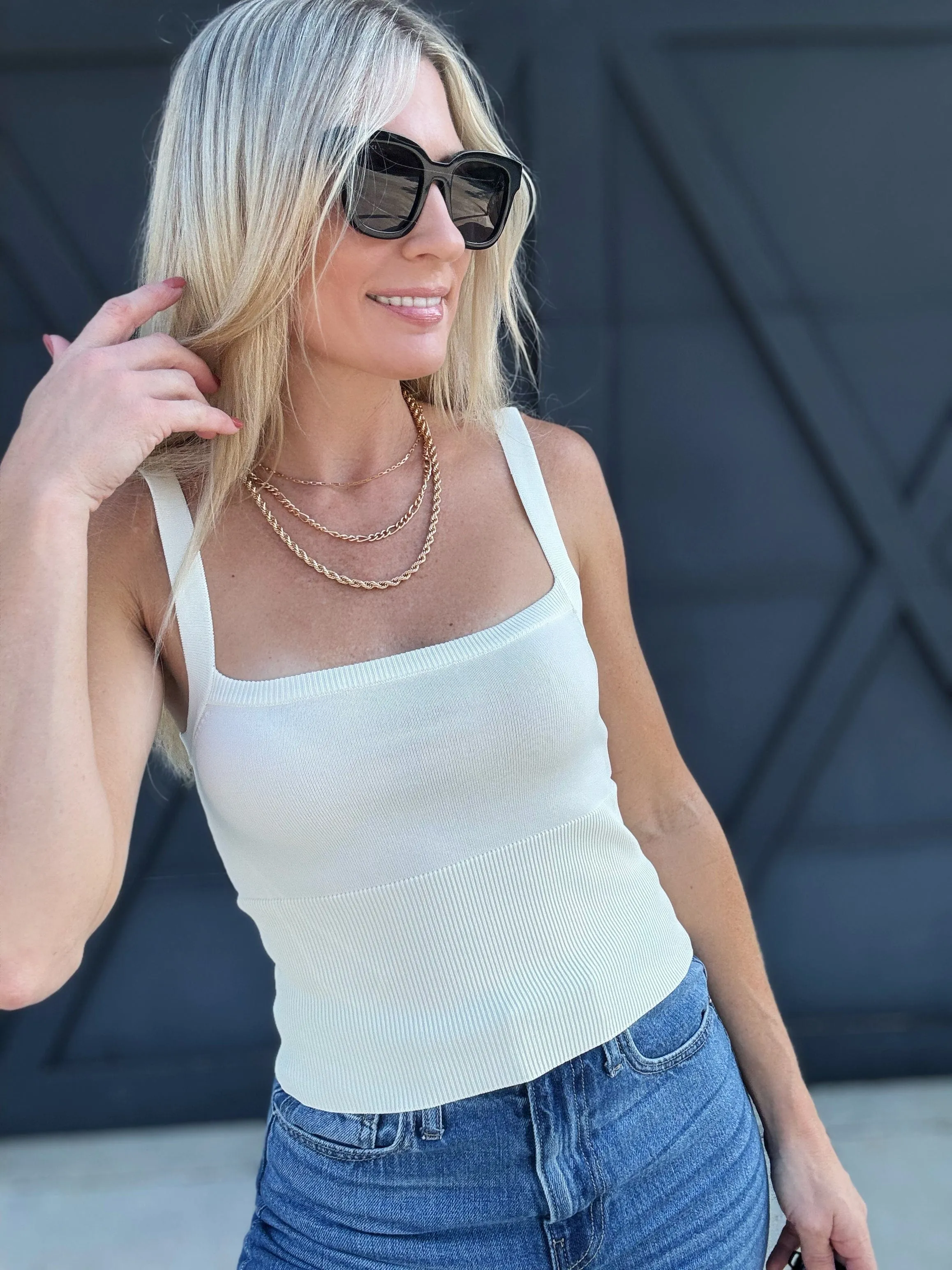 The Willa Top In Cream