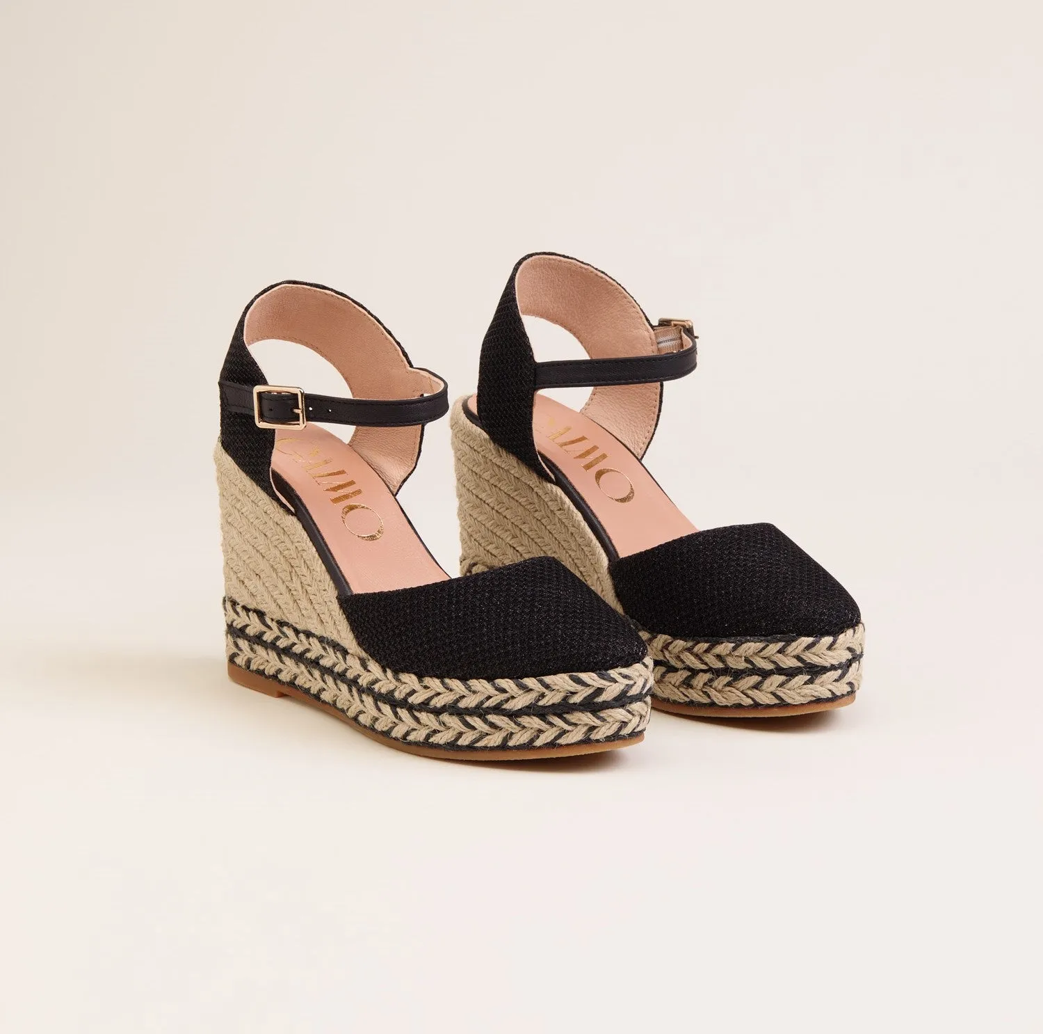 TIRI Black espadrilles