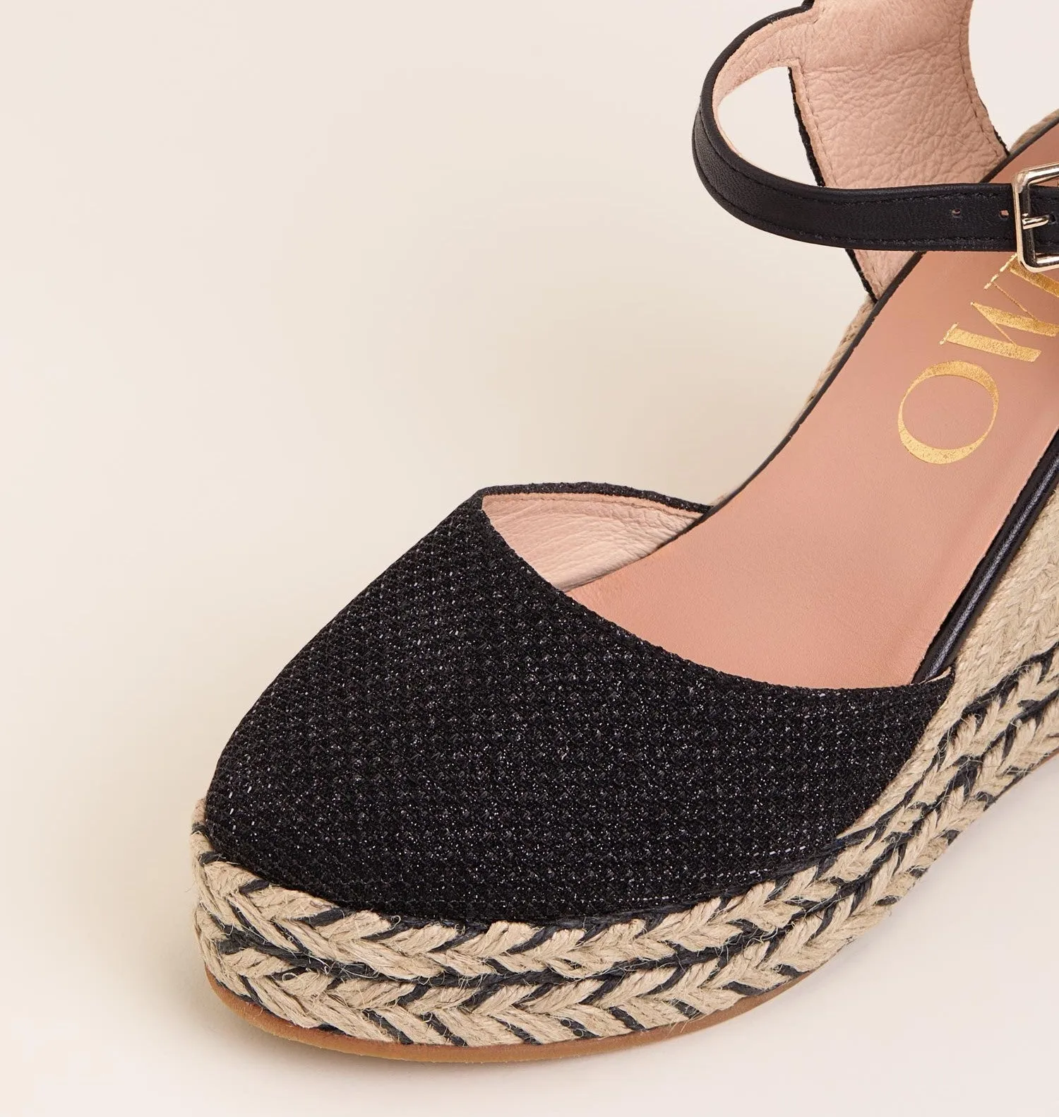 TIRI Black espadrilles