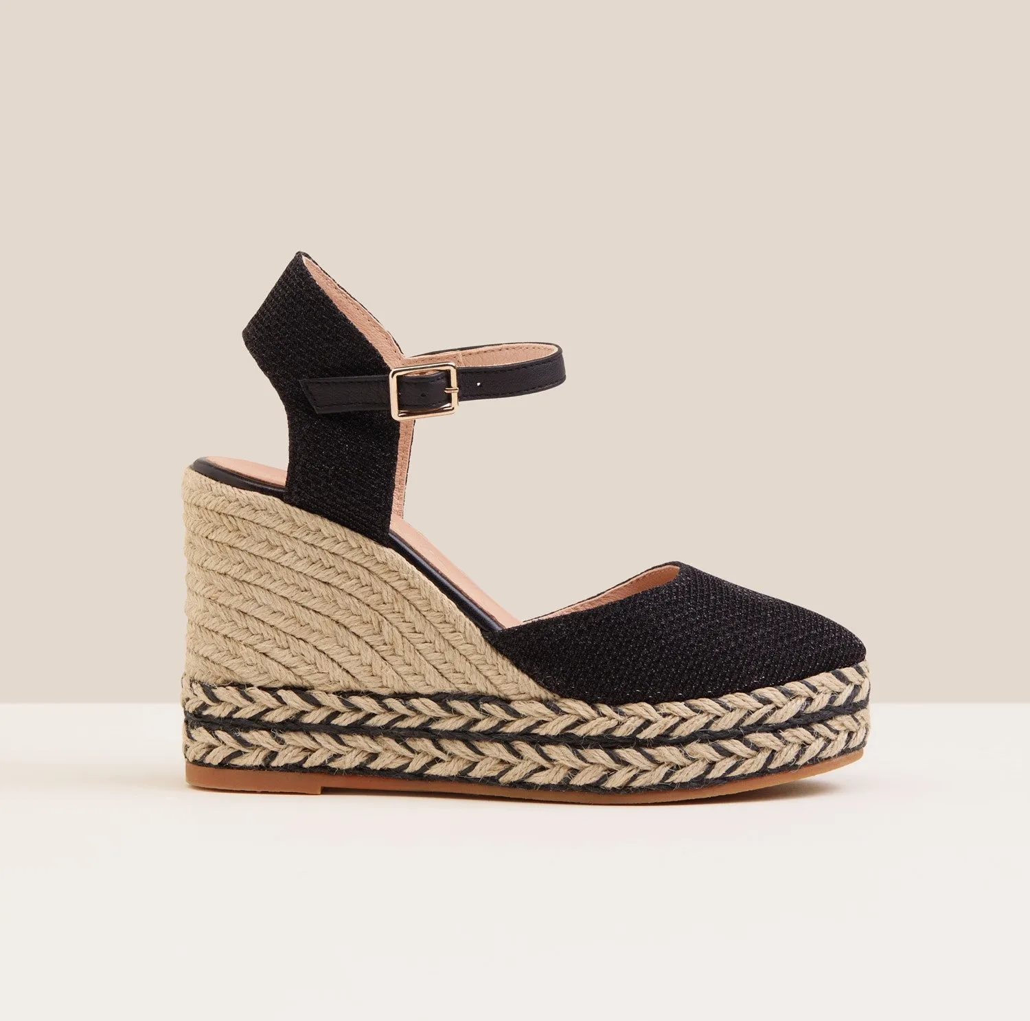 TIRI Black espadrilles