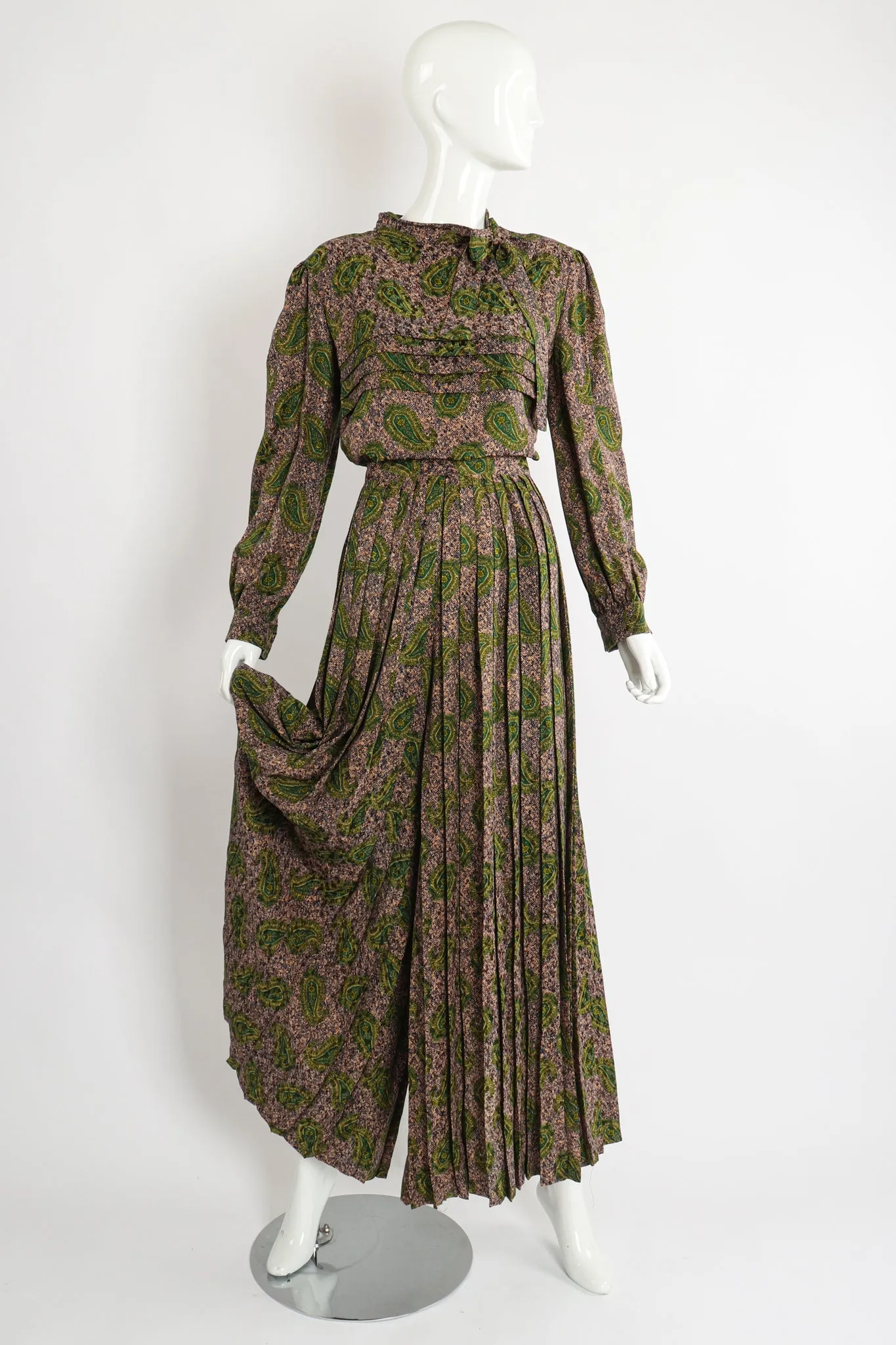 Tossed Paisley Palazzo Pant Set
