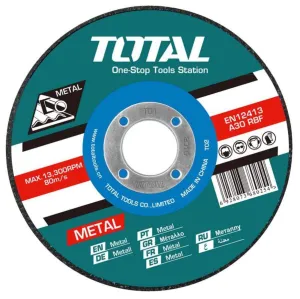 Total Abrasive Metal Cutting Disc, Flat centre 7" & 9" - TAC2211802 & TAC2212302