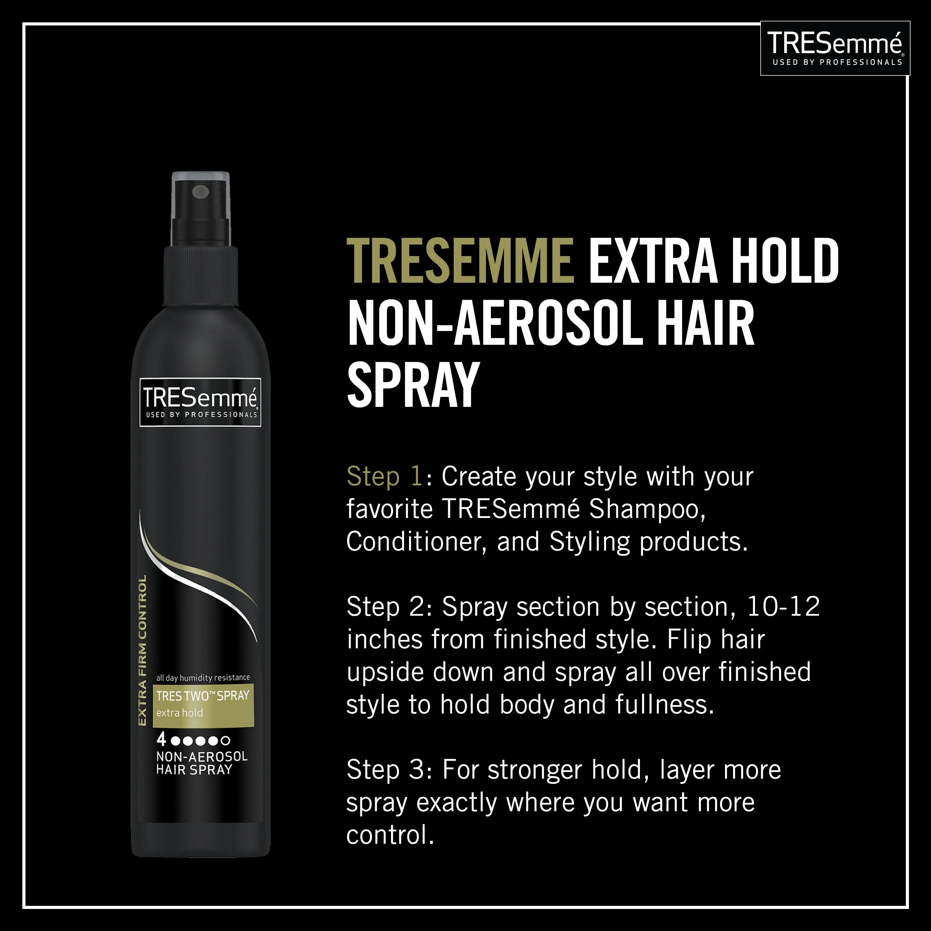Tresemme Extra Hold Non-Aerosol Hair Spray, 10 oz