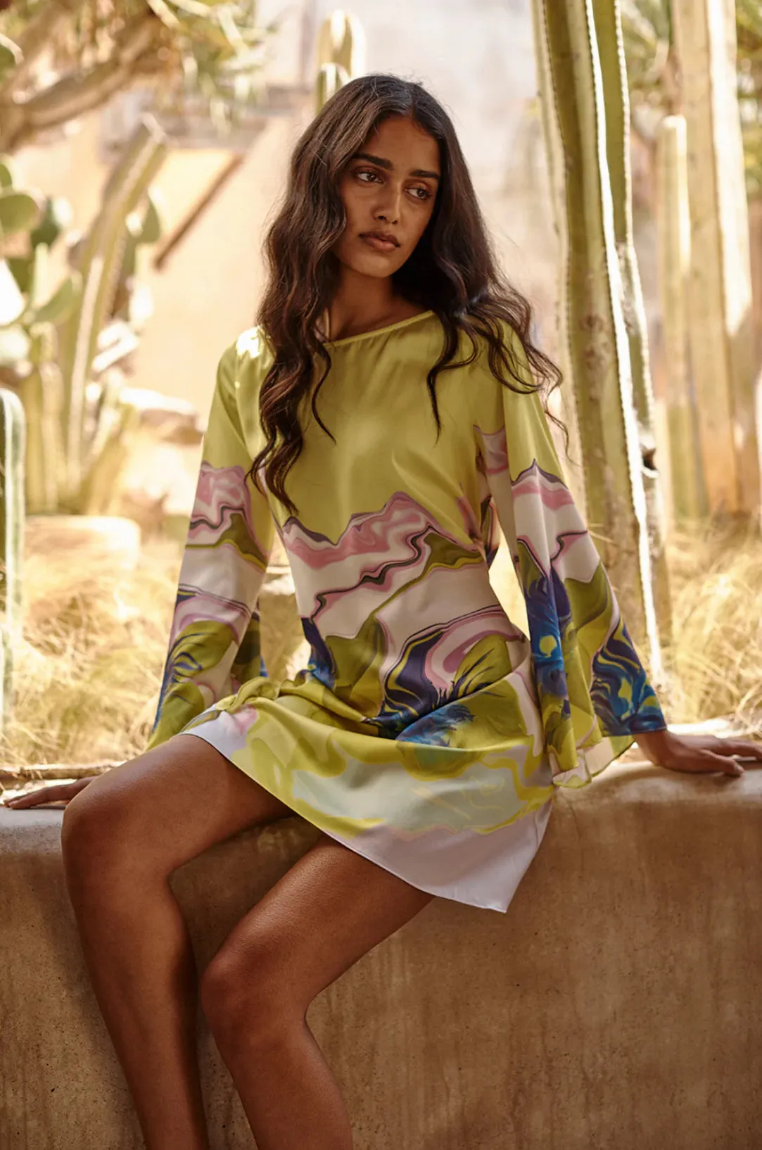 TWIGGY DRESS | Marble Flora