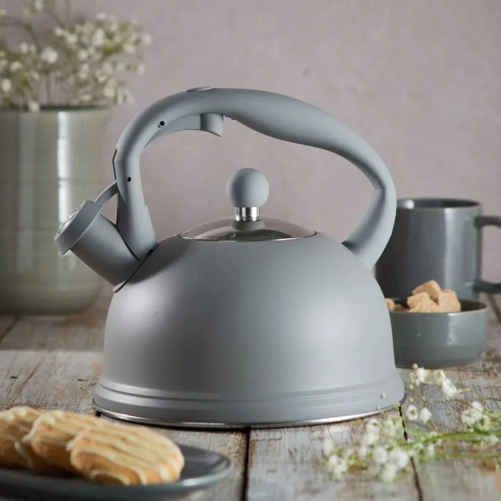 Typhoon Otto Whistling Kettle Grey 1.77L TY1400161