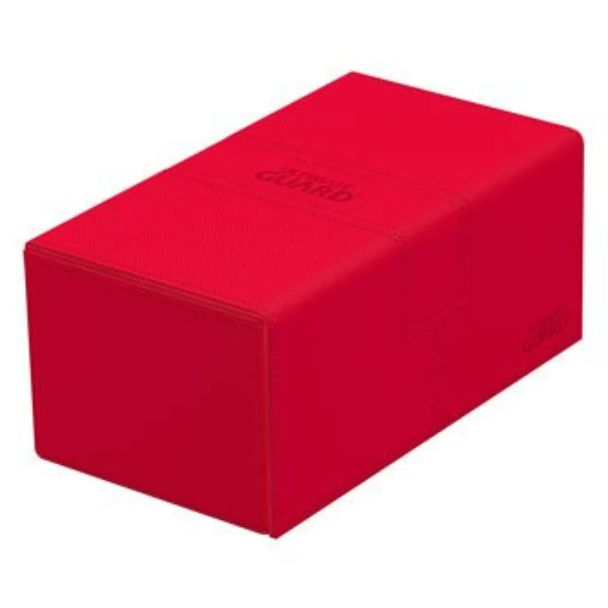 Ultimate Guard Twin Flip n Tray 200  XenoSkin Monocolor Red Deck Box