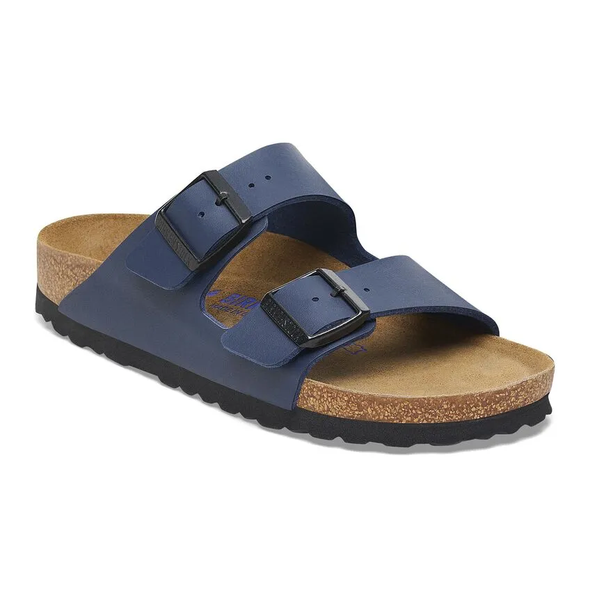 UNISEX BIRKENSTOCK ARIZONA SOFT FOOT BED BIRKO-FLOR | BLUE