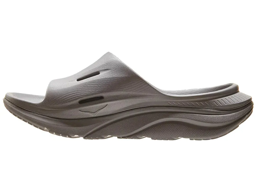 UNISEX HOKA ORA RECOVERY SLIDE 3 | GREY / GREY