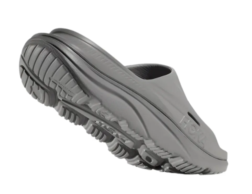UNISEX HOKA ORA RECOVERY SLIDE 3 | GREY / GREY