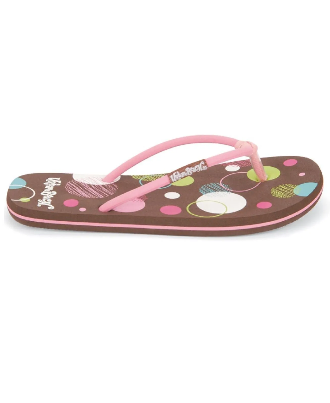Urban Beach Rounded Flip Flops (Sizes Infant 10 - Childs 2)