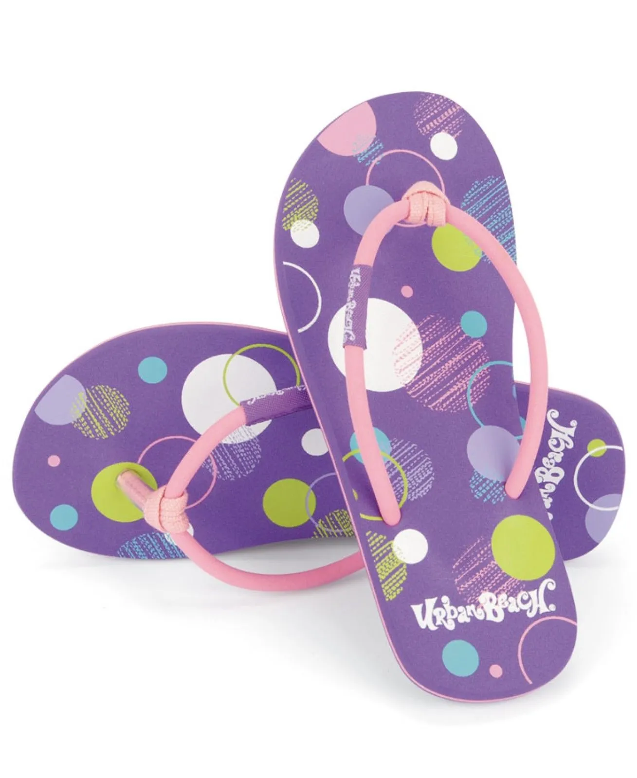 Urban Beach Rounded Flip Flops (Sizes Infant 10 - Childs 2)