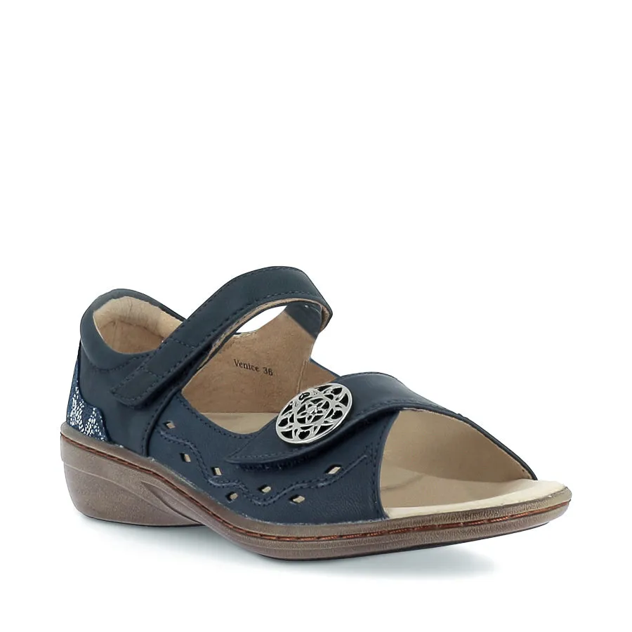 VENICE - NAVY LEATHER