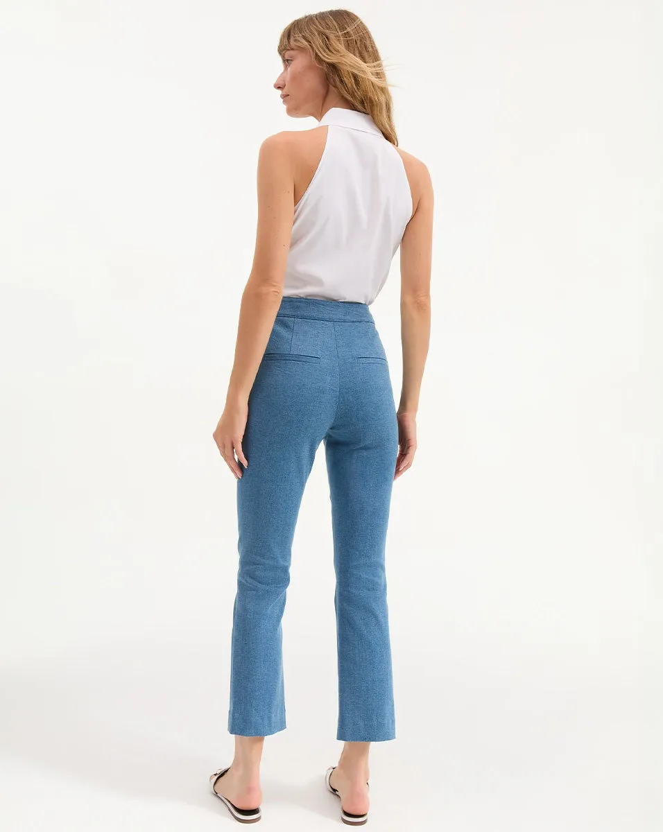 Veronica Beard Kimra Pant in Sea Glare