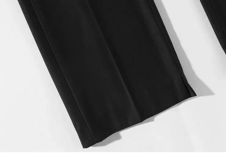 Versatile Straight Drape Suit Pants
