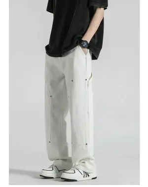 Versatile Straight-leg Jeans