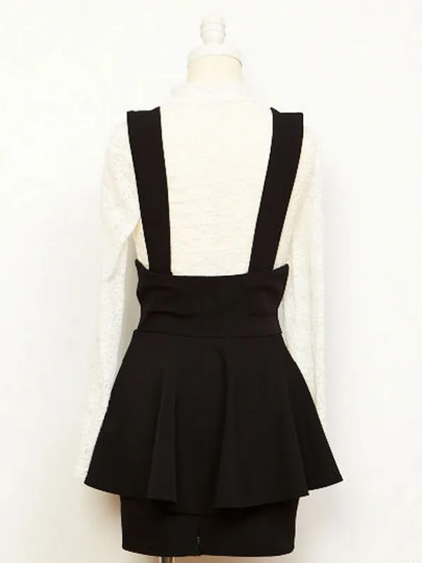 versatile zipper suspender skirt