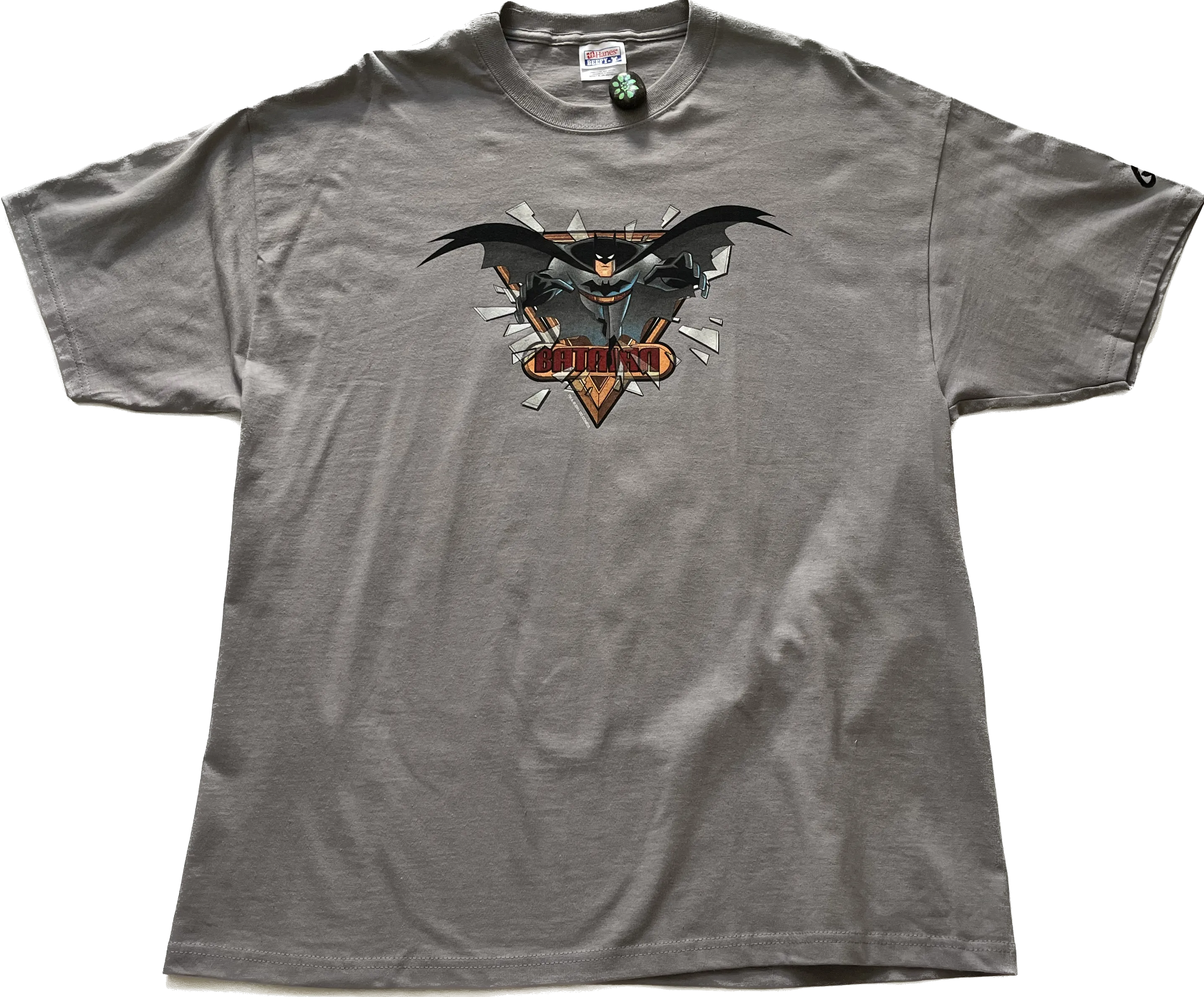 Vintage '01 Batman Hanes Tee - Grey