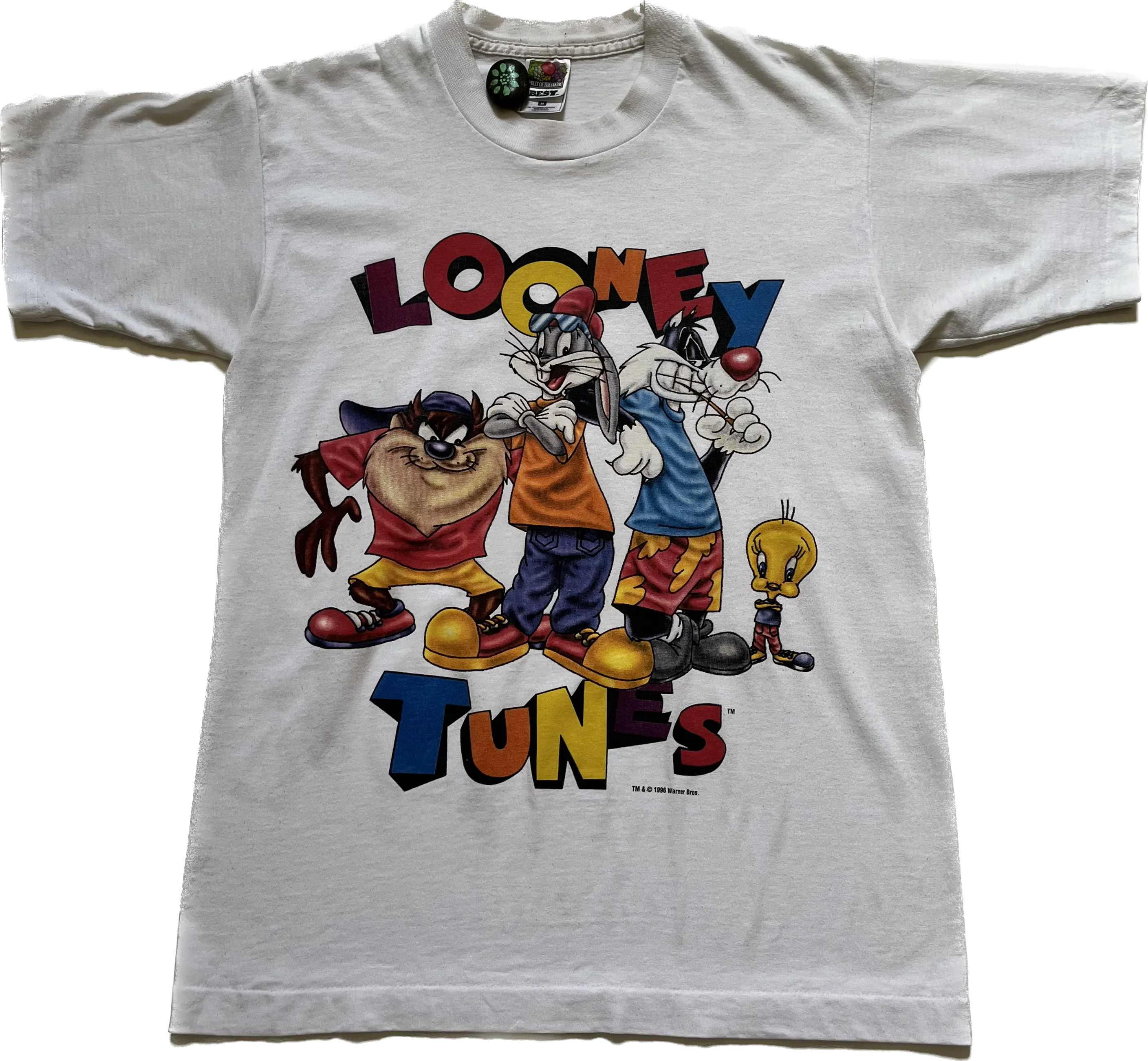 Vintage 1996 Looney Tunes Squad Tee
