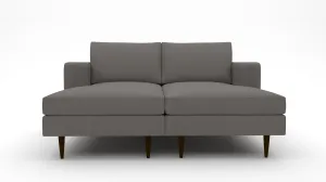Wallace 66" Untufted Double Chaise