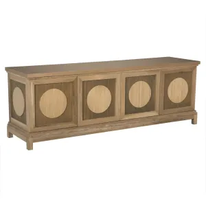 Wellington 4 Door Sideboard, White Oak