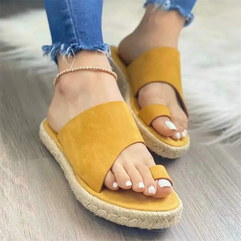 Women's Leisure Flat Set Toe Fisherman Slippers