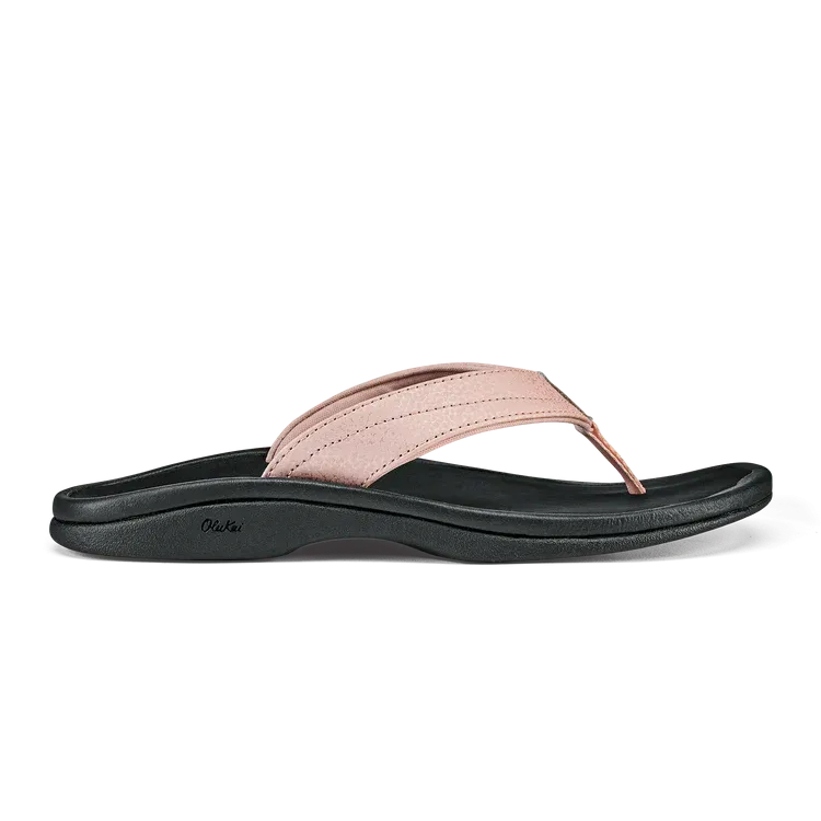 WOMEN'S OLUKAI 'OHANA | PETAL PINK / BLACK