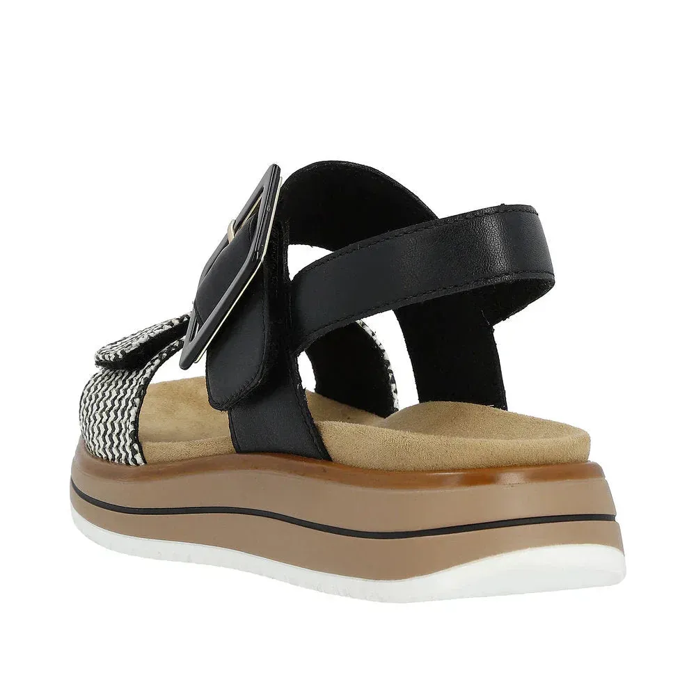 WOMEN'S REMONTE JOCELYN 53 | SCHWARZ-CREMA / SCHWARZ