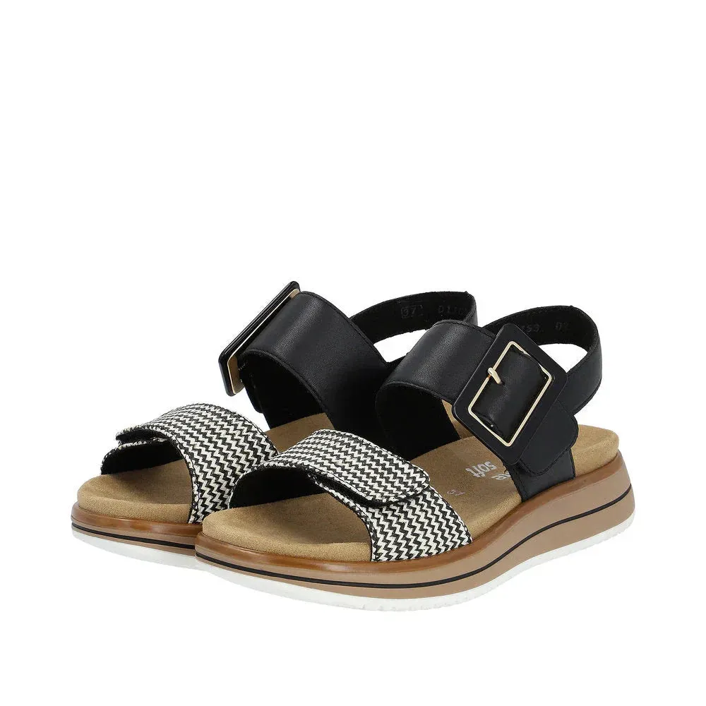 WOMEN'S REMONTE JOCELYN 53 | SCHWARZ-CREMA / SCHWARZ