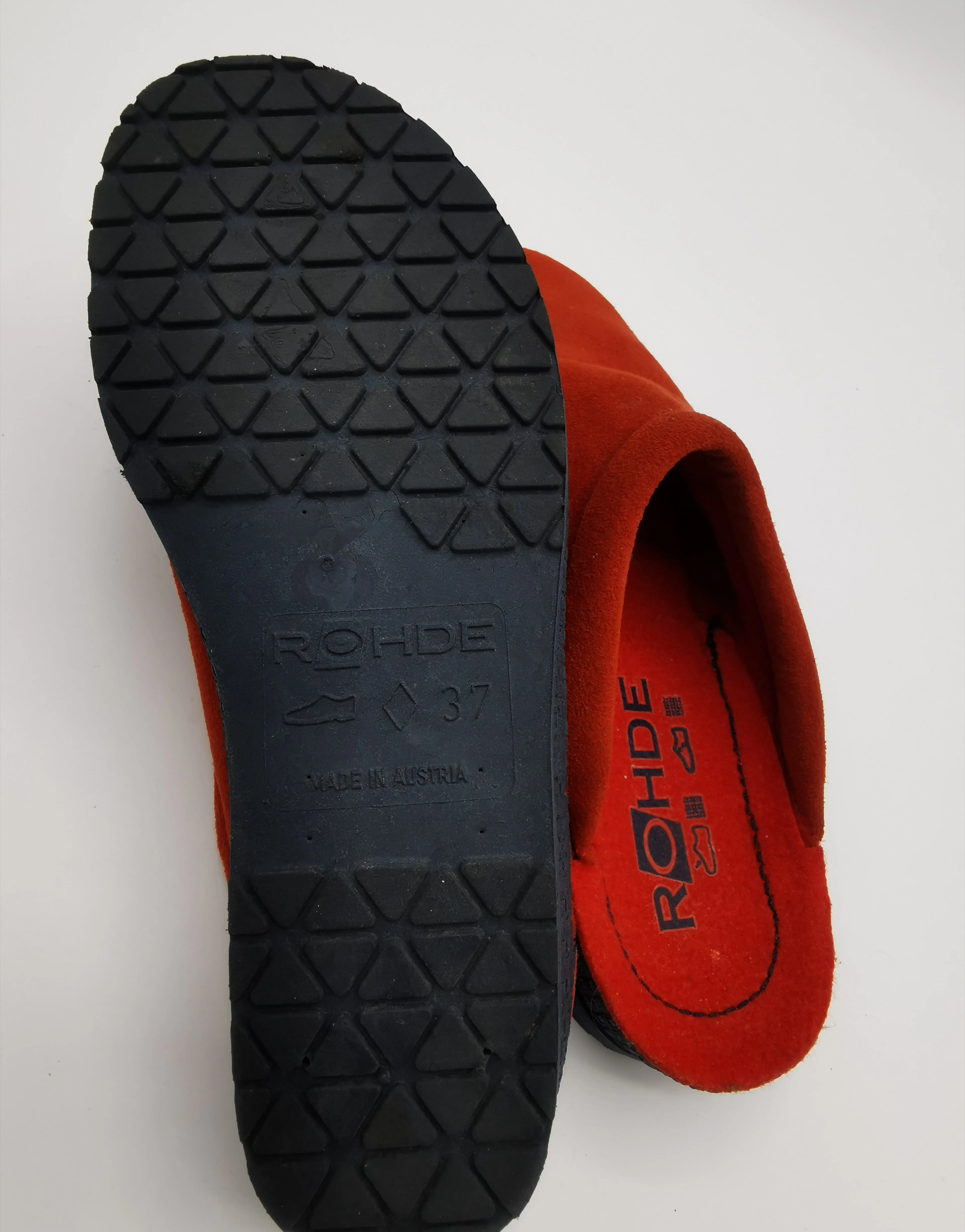 WOMENS SIZE 37 EU (6.5 US) - ROHDE, Mule Slippers VGUC B22