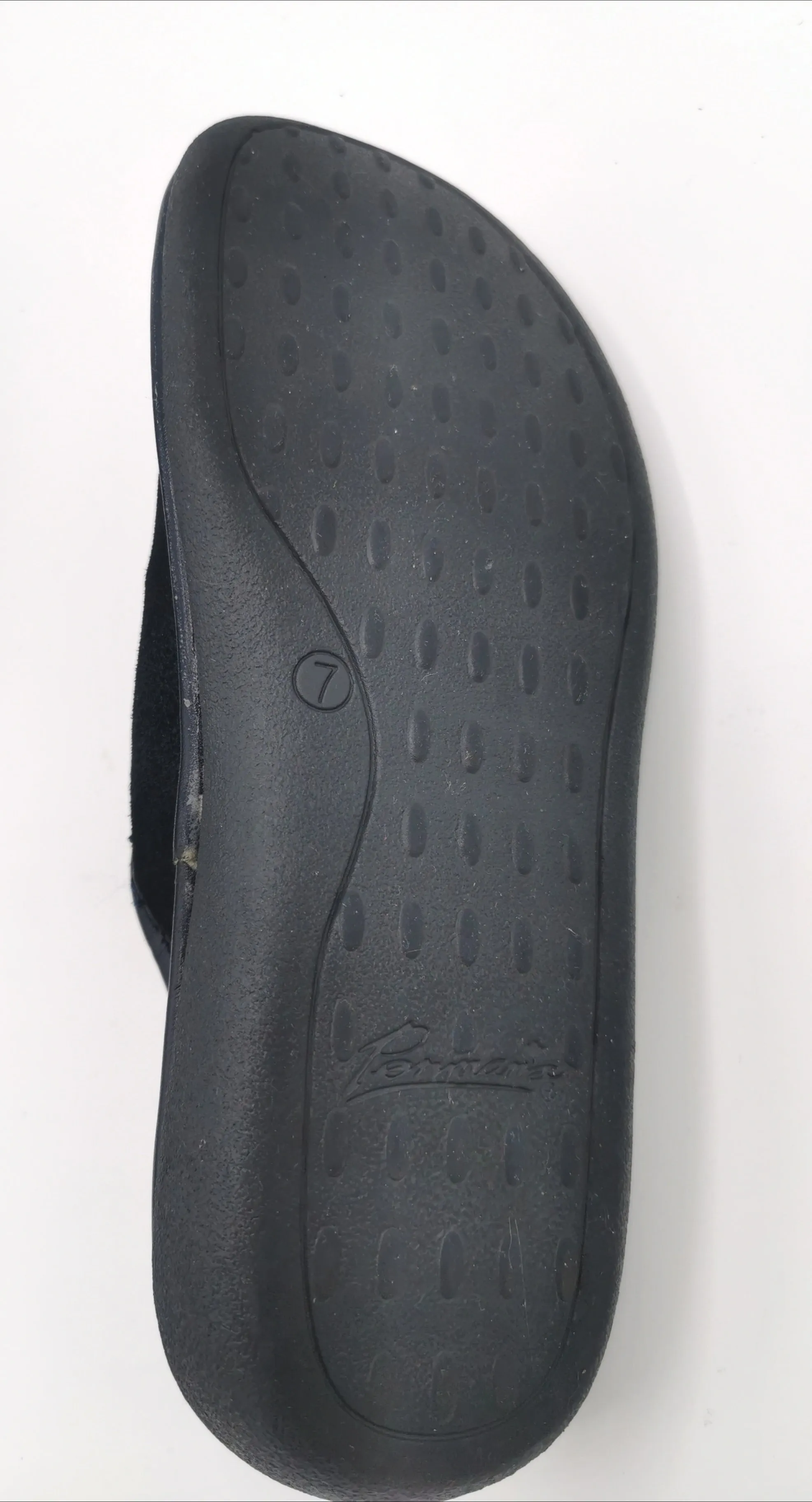 WOMENS SIZE 7 - PENMANS, Navy Blue Slippers VGUC B9