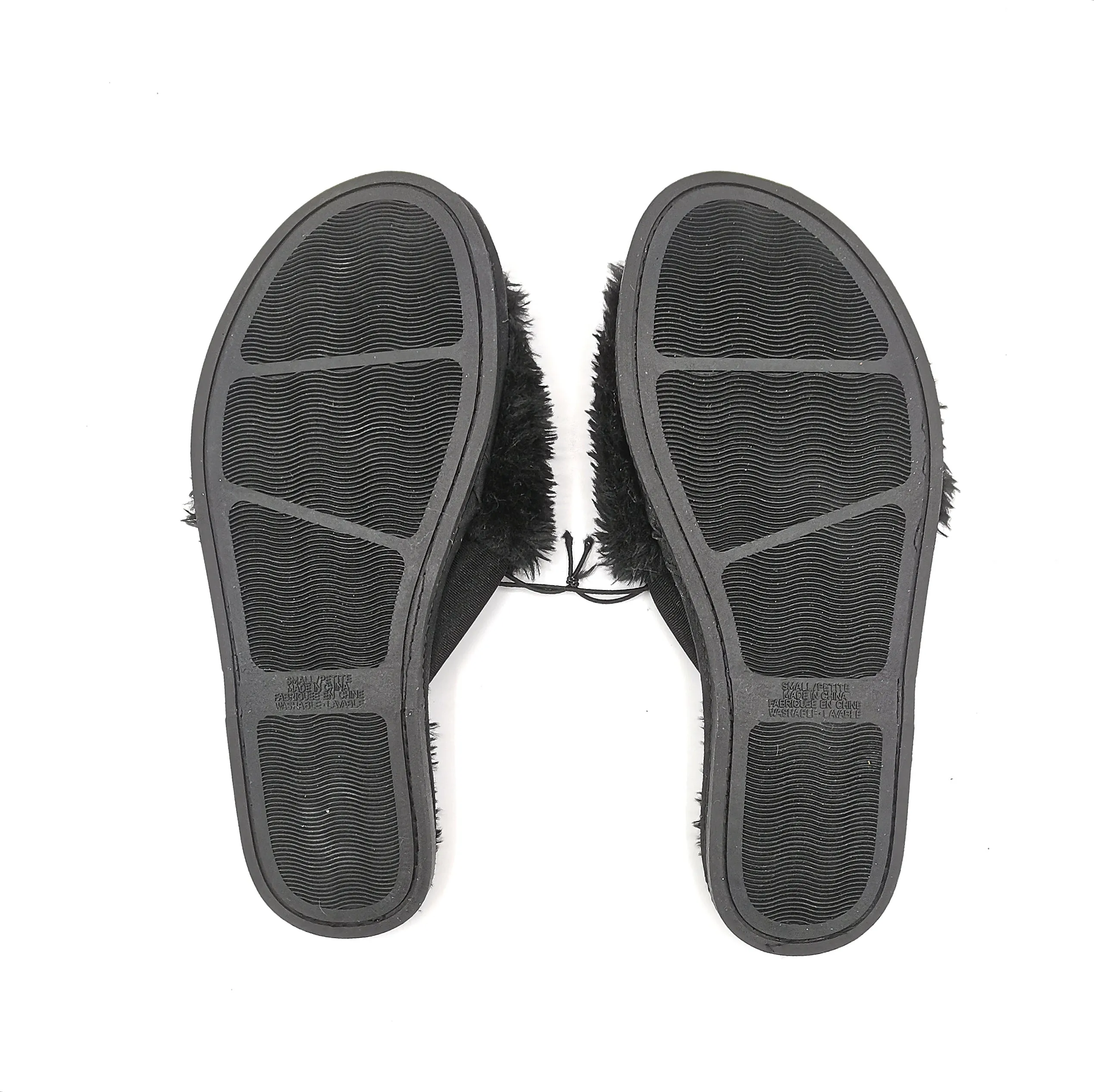 WOMENS SIZE SMALL - Black Washable House Slippers NWOT B9