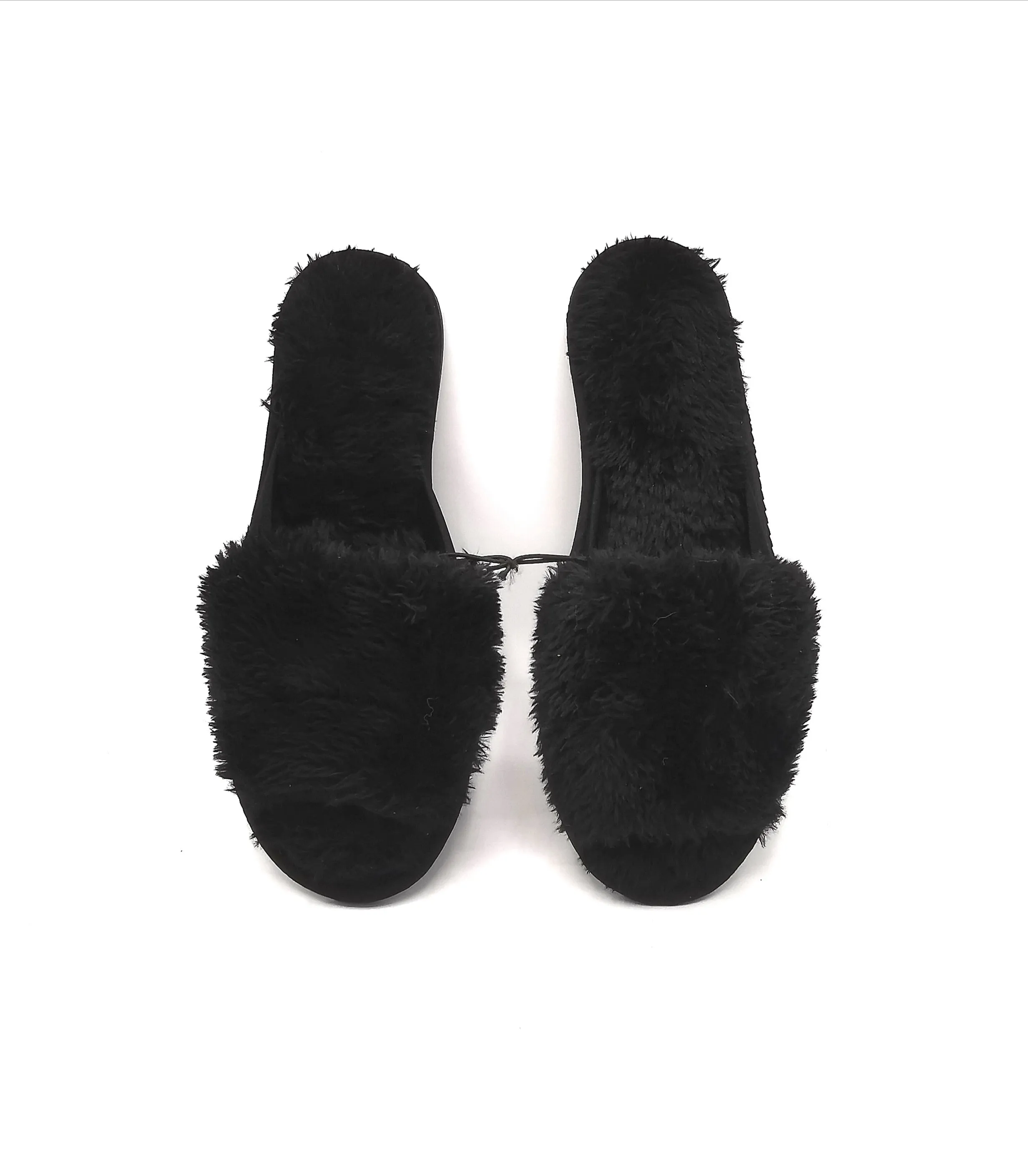 WOMENS SIZE SMALL - Black Washable House Slippers NWOT B9