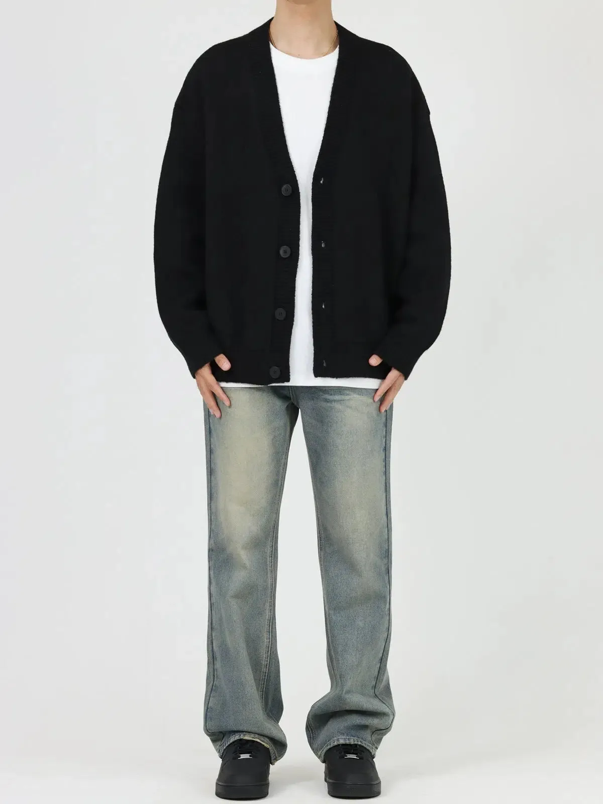 Wool Versatile Cardigan Sweater
