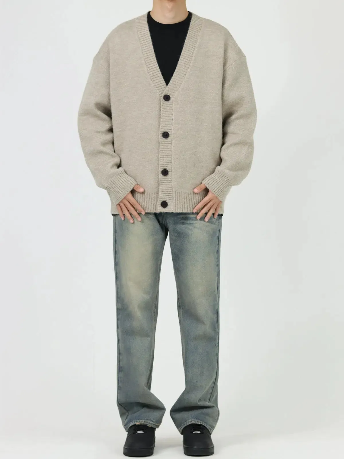 Wool Versatile Cardigan Sweater