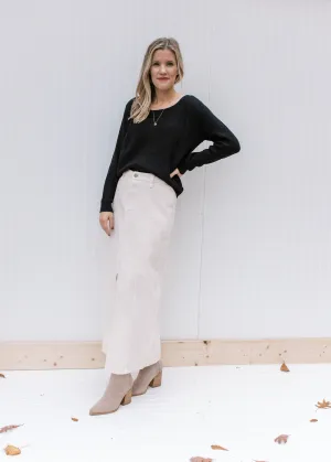 X Off White Midi Skirt
