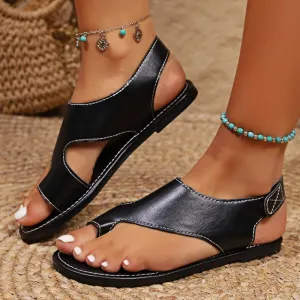 XIEYINSHE  Cross-Border Hot Sale Large Size Flat Bottom Flip-Flops Women's Summer Outdoor Wear  New Foreign Trade European and American Seaside Beach Slippers